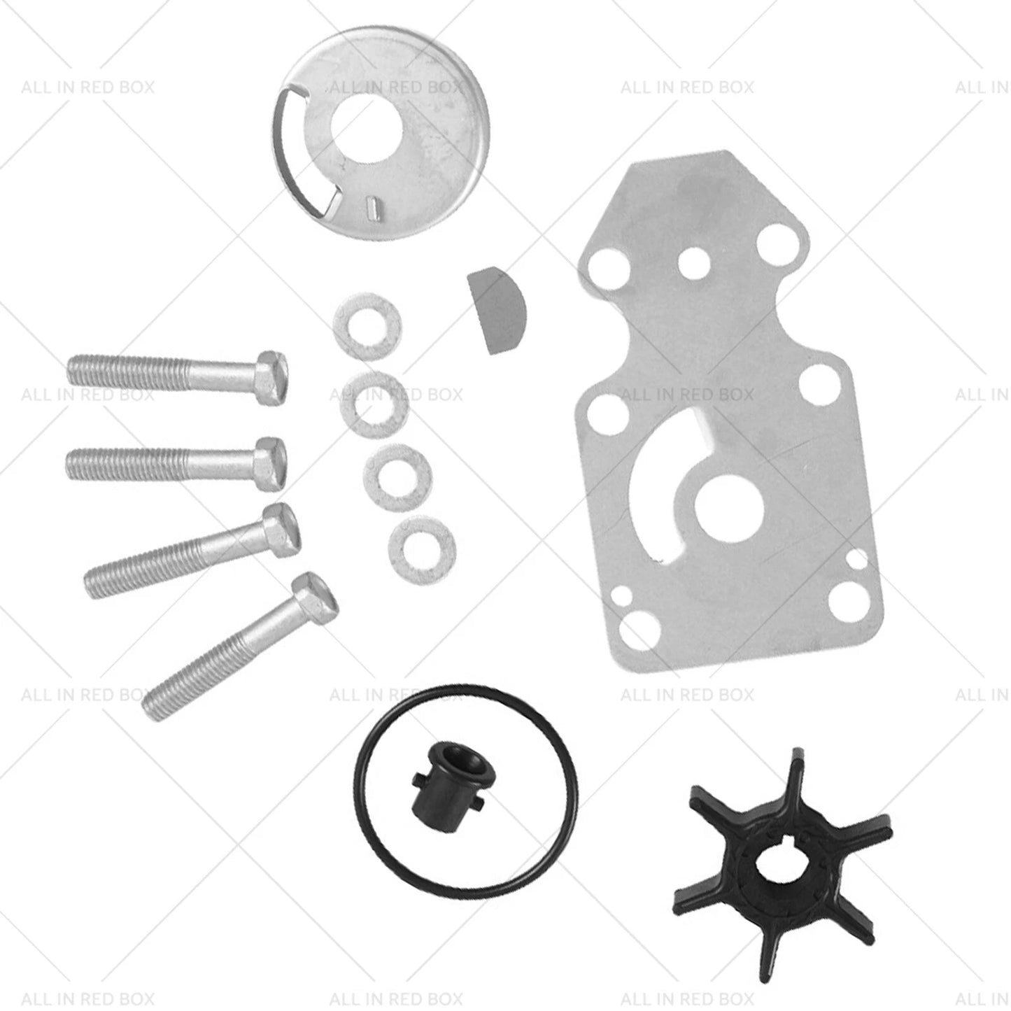 Water Pump Impeller Kit for Yamaha 9.9 15 HP 2-Stroke