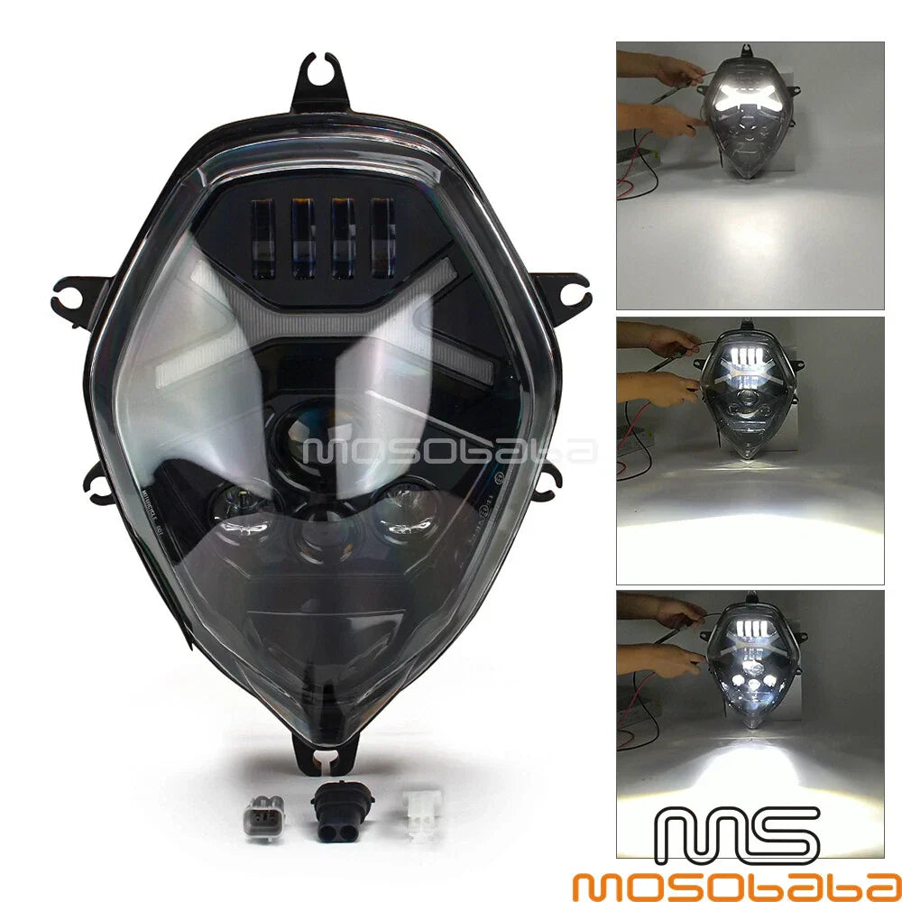Headlamp Assembly for Suzuki Vstrom 650/1000 DL1000XA LED Halo (2004-2023)