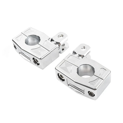 25MM Foot Peg Rest Clamp Bracket for Harley Crash Bar