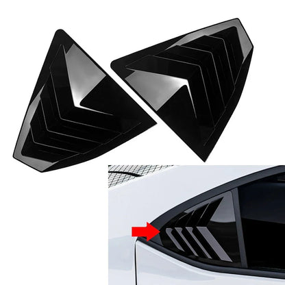 Glossy Black Rear Window Louver Cover Trim for Subaru WRX STI (2022-2025)