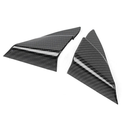 Carbon Fiber Interior Front Triangle Frame Covers for Toyota Camry (2018-2023)
