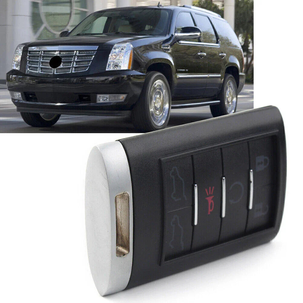 Smart Keyless Remote Key Shell Case for Cadillac Escalade ESV EXT (2007-2014)