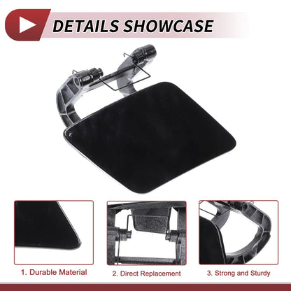 Front Right Washer Nozzle Cover for Mercedes-Benz S350 (2012-2013) Black