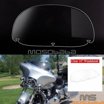 10" Batwing Windshield for Harley Electra Glide, Road King, Street Glide