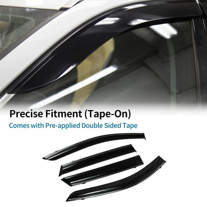 Window Deflectors for Hyundai Tucson Side Window Vent Visors Black 2021
