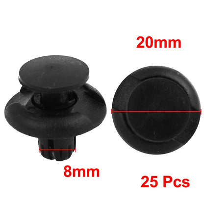 25 x Front Mudguard Push-Type Retainer Clips for Honda & Acura (2000-2023)