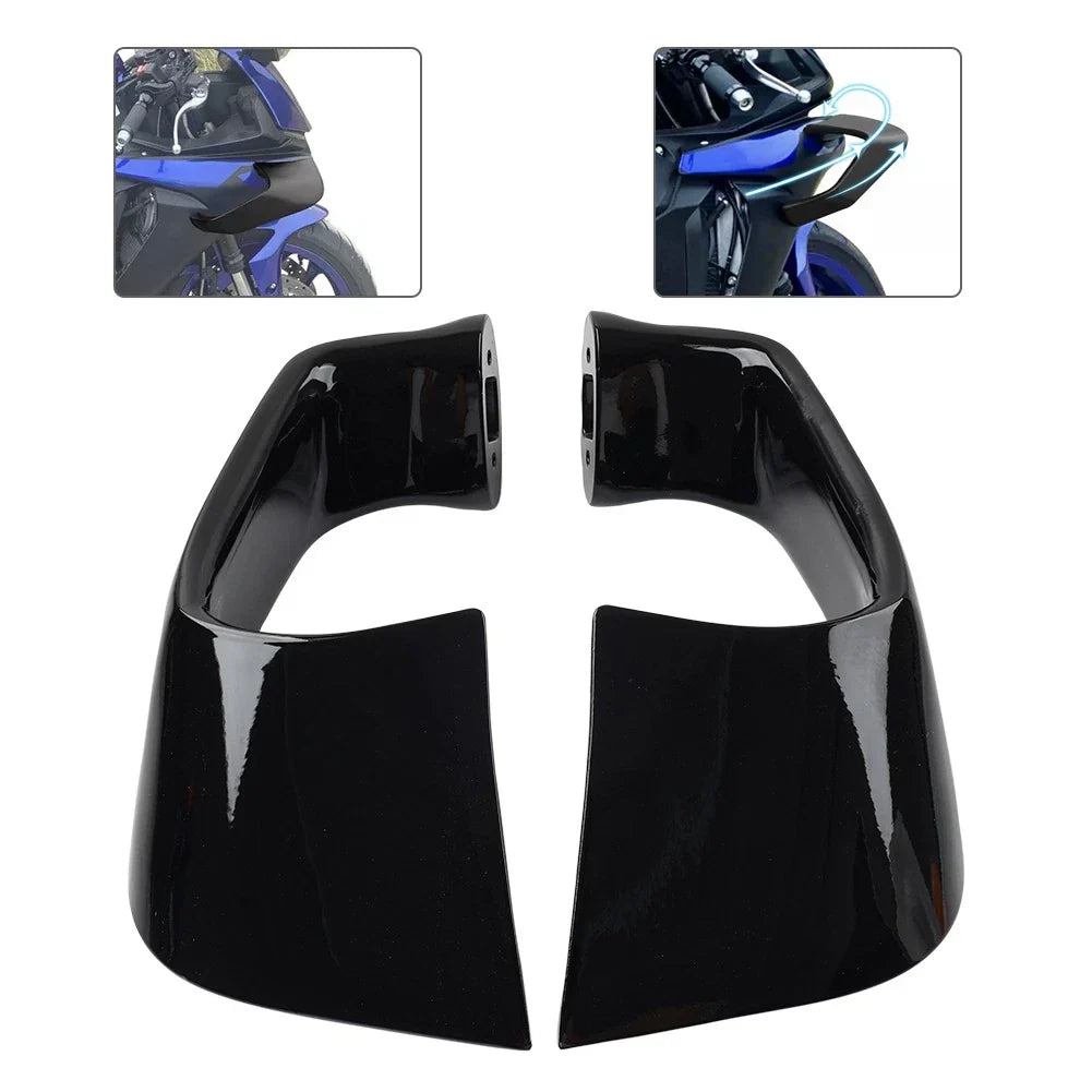 Side Spoiler Fixed Wind Winglets Fairing for YAMAHA YZF-R1 R1M R6 (2015-2022)