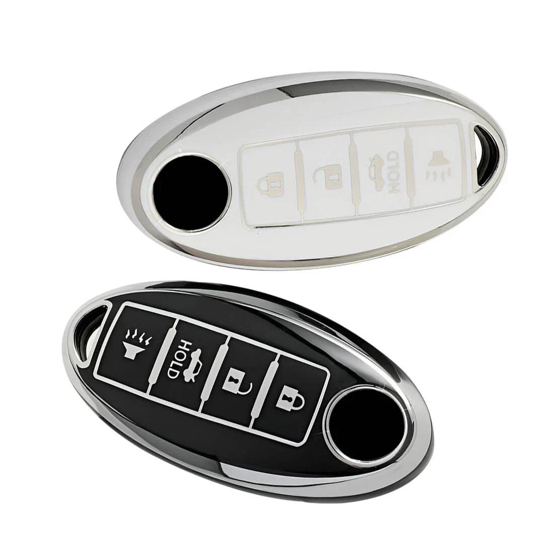 TPU 4 Button Key Cover Case for Nissan Rogue, Sentra, Juke, Leaf, Micra