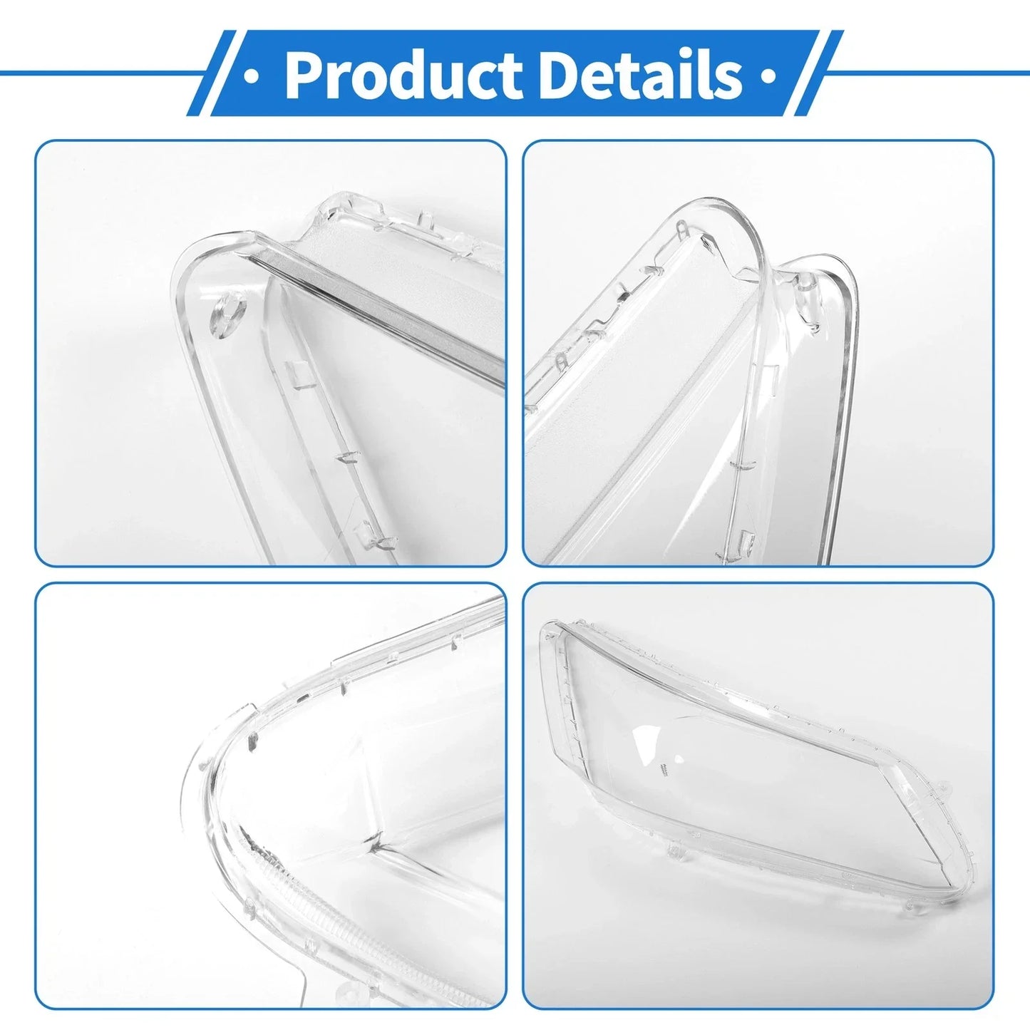 Car Front Right Headlight Lens Cover for Honda Accord (2013-2016)