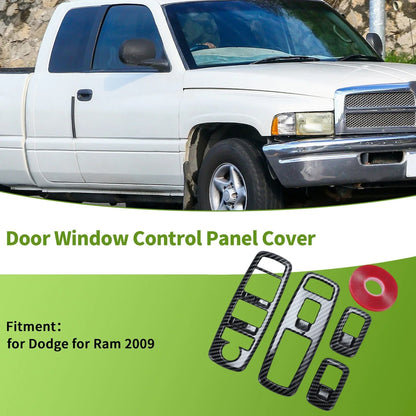 4 Pcs Window Switch Bezel Covers for Dodge Ram (2009)