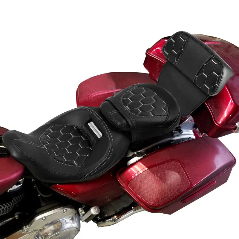 Driver Passenger Seat Backrest for Harley Street Glide (2014-2023)