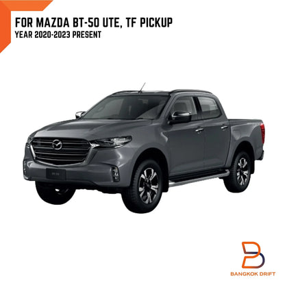 Glossy Black Front Grille Trim Emblem for Mazda BT-50 (2020-2024)