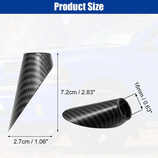 Antenna Base Cover for Dodge RAM Carbon Fiber Pattern Black