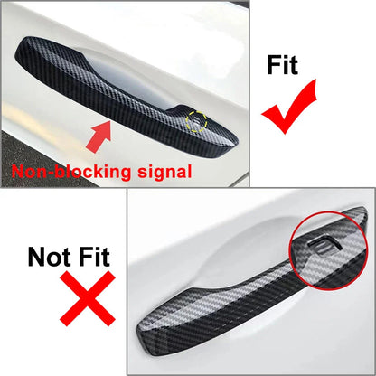 4 Pcs Outer Door Handle Cover Trim for Honda Civic (2022 - Present)