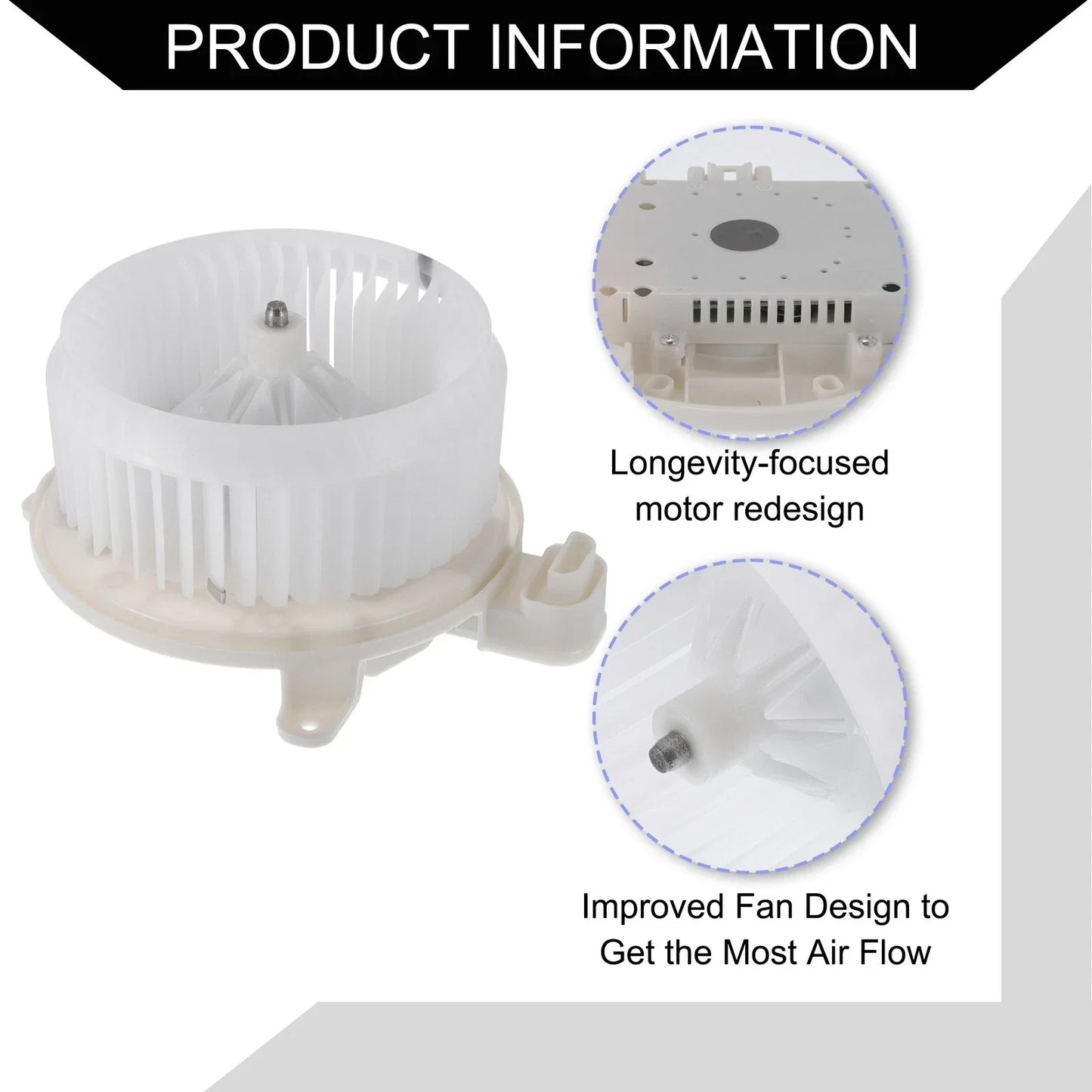 HVAC Heater Blower Motor Assembly for Lexus GS300 GS350 (2006-2011)