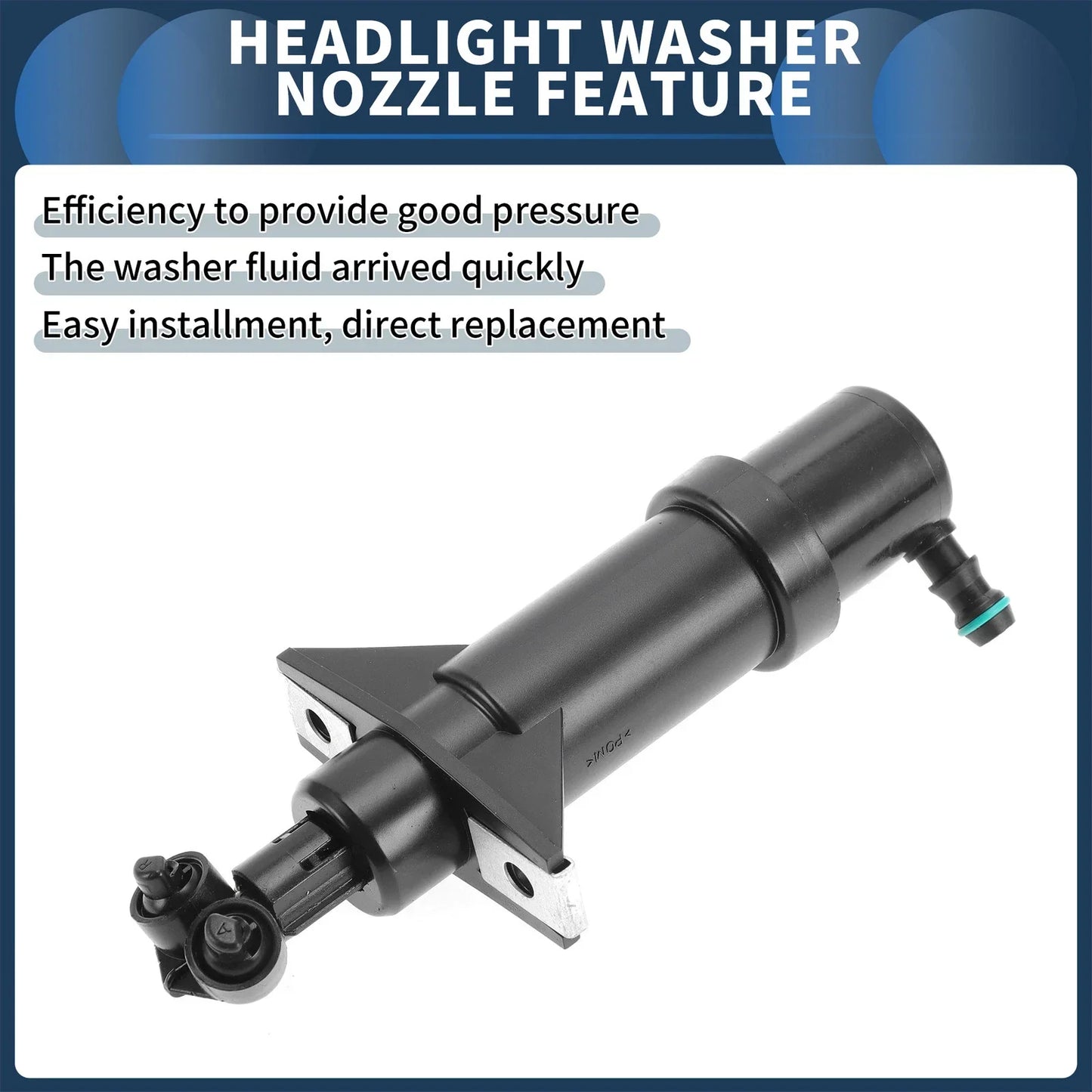 Front Driver Side Headlight Washer Nozzle for Mercedes-Benz ML500 (2006-2011)