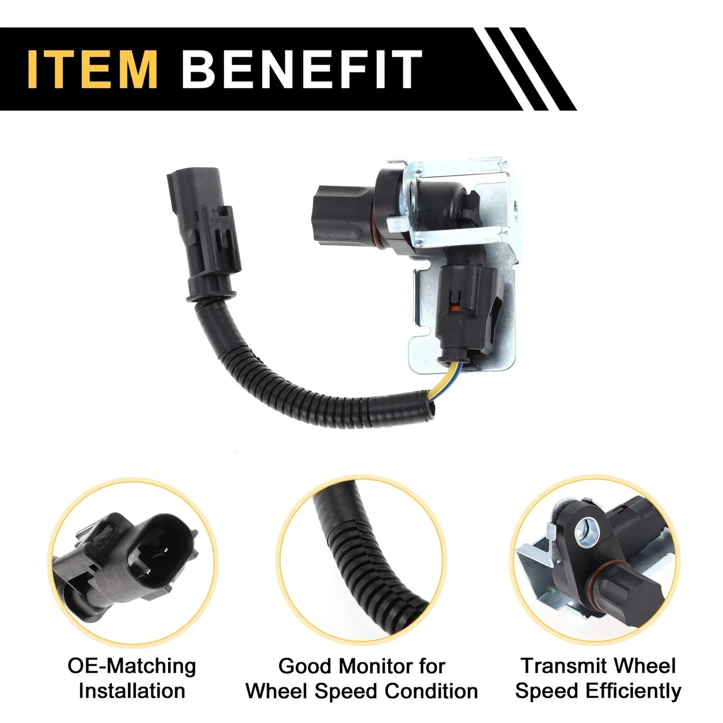 ABS Wheel Speed Sensor for Dodge Ram 1500 2500 3500 (2002-2010)