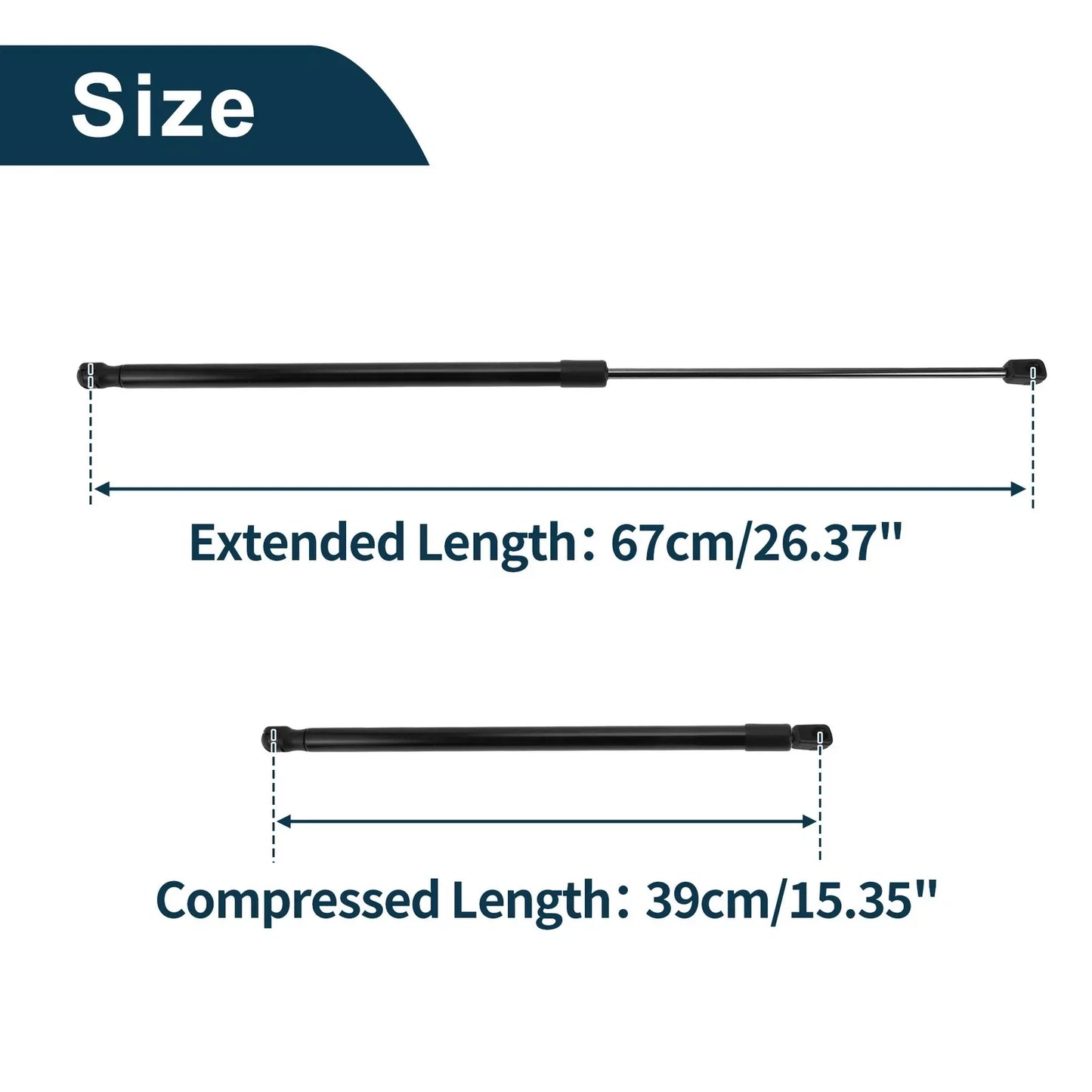 Hood Lift Supports Struts for Mercedes-Benz CLS350 (2007-2013)