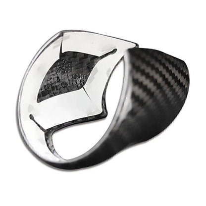 Carbon Fiber Black Gear Shift Knob Cover for Mazda Atenza Axela (2002-2019)