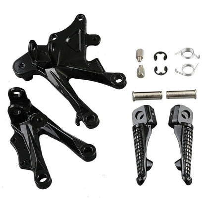 Front Footpegs L&R Brackets for KAWASAKI Ninja ZX10R (2006-2010)