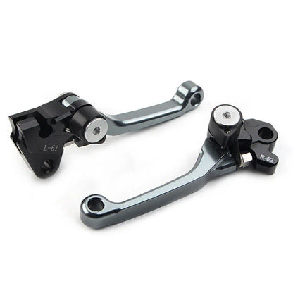 Dirt Clutch Brake Levers  GREY for Kawasaki KX450F (2006-2012)