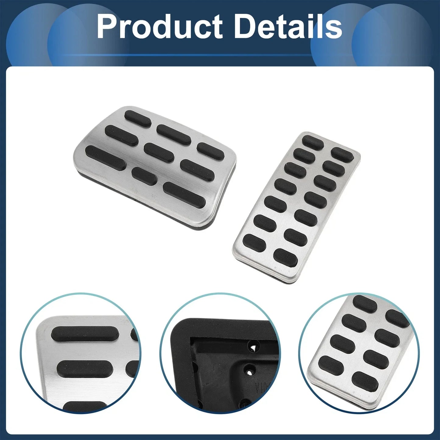 Automatic Footrest Pedals Cover for Hyundai Accent (2011-2019)