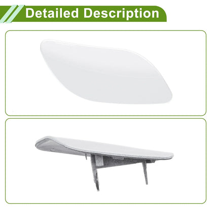Washer Nozzle Cover for Porsche Cayenne 2008-2010 (2 x White Caps)