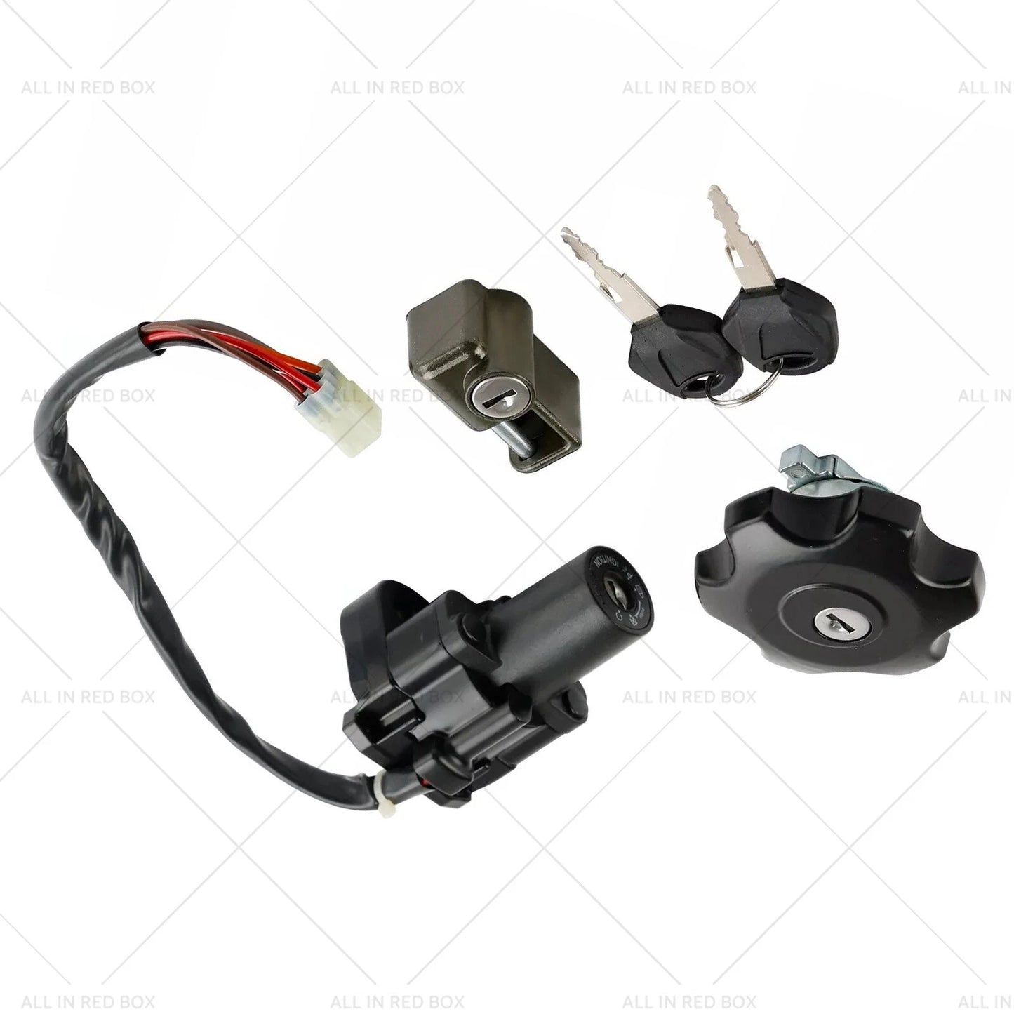 Ignition Switch Fuel Cap Seat Lock Set for Suzuki DR650 DR650SE (1996-2022)