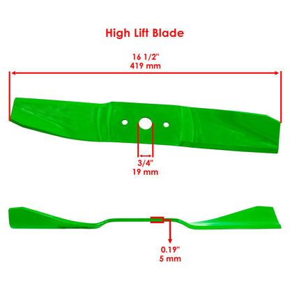 48 Inch Deck Blade Replacement with Nuts for Cub Cadet (2000–2010)