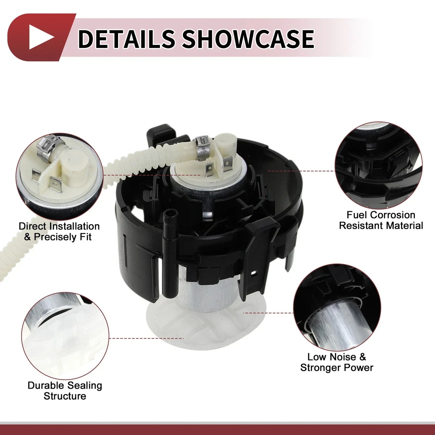 Electric Fuel Pump Assembly for BMW 740i 740iL 750iL (1995 - 2001)