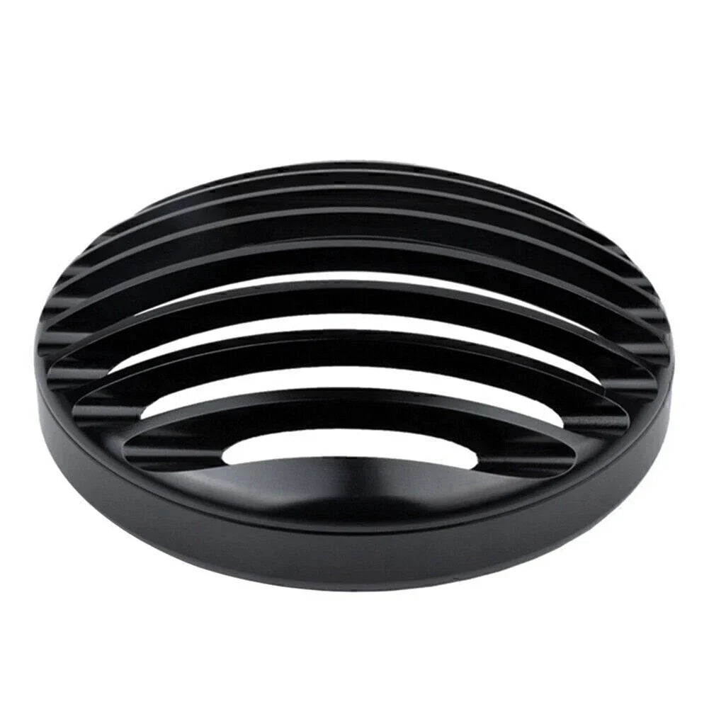 CNC Shallow Cut Headlight Grill Cover for Bobber Motorcycles