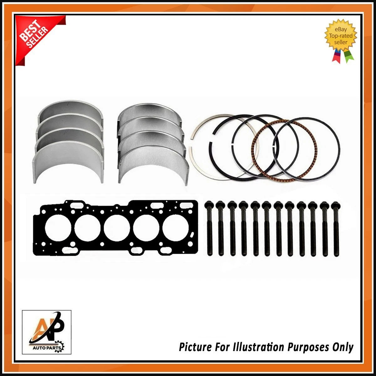 Engine Big End Bearings Replacement Set for Volvo XC90 2.4D (2003–2014)