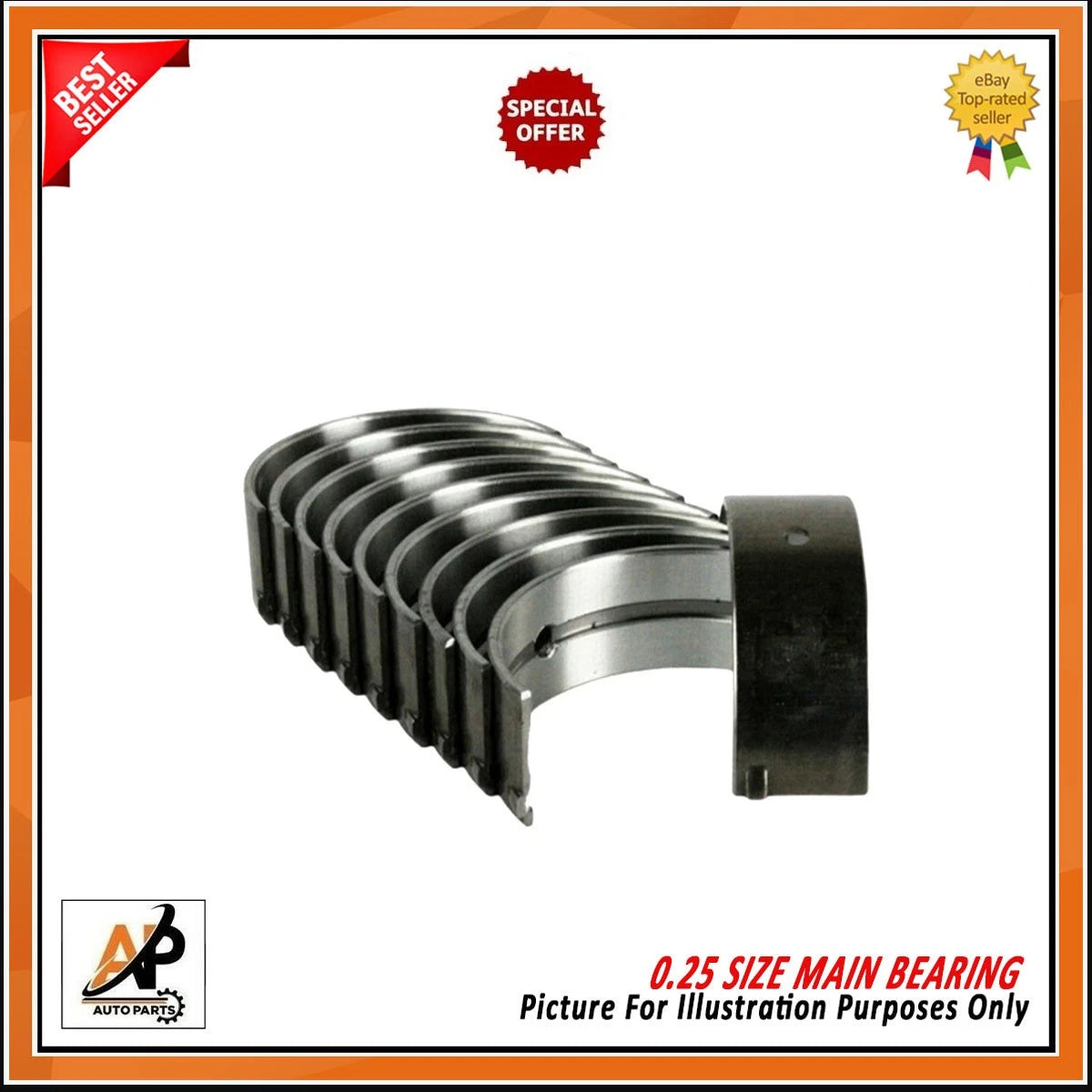 Engine Main Bearing for Kia Rio III 1.4 Petrol (2012–2017)