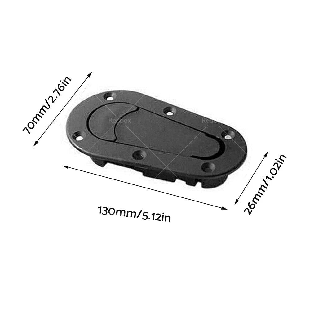 Universal Racing Mount Bonnet Hood Flush Latch Pin Locking Kit