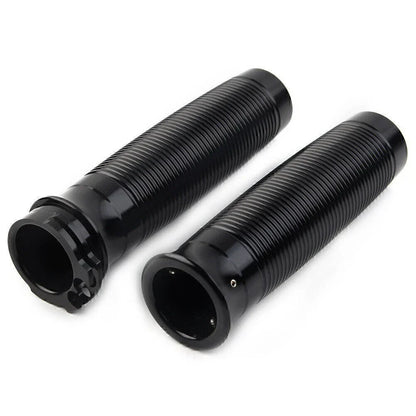 25mm Black Motorcycle Handlebar Hand Grips for Harley Bobber Chopper