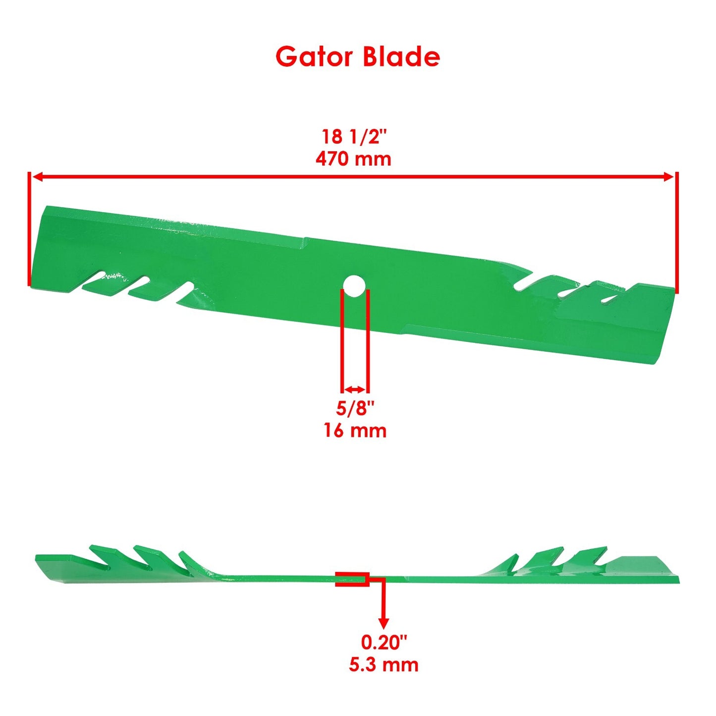 54 in Deck Blade Replacement for Hustler Z XR-7 X One RD X One (1991–1995)