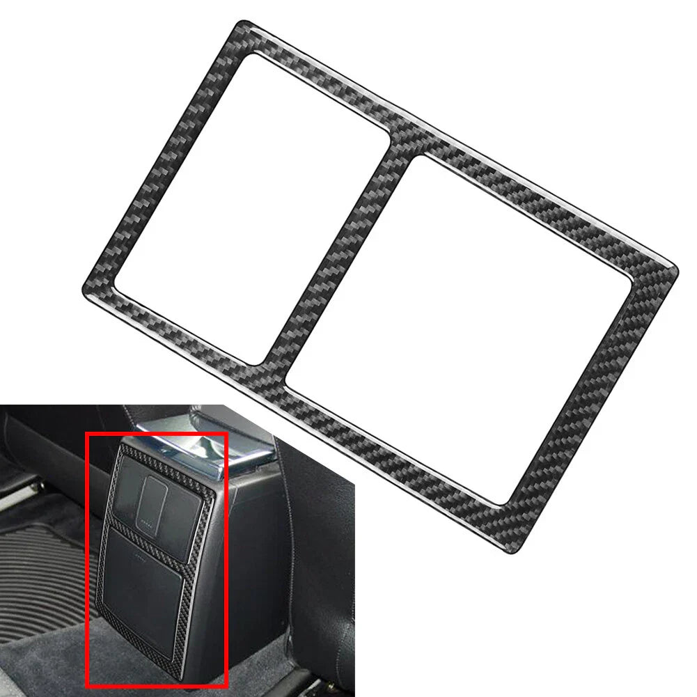 Rear Console Panel Cover Trim for Volkswagen Passat B5 (2001-2005) Black