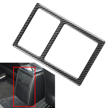 Rear Console Panel Cover Trim for Volkswagen Passat B5 (2001-2005) Black