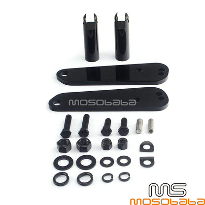 Front Highway Foot Peg Mount Bracket for Harley Dyna Glide (2006-2017)