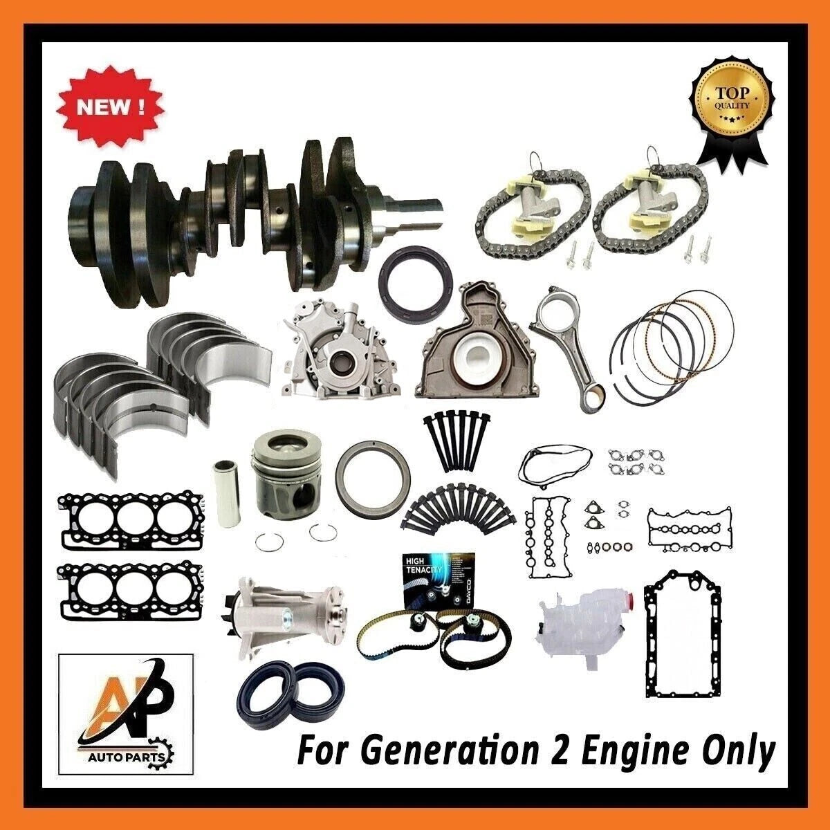 Engine Crankshaft Engine Rebuild Kit for Jaguar Land Rover 3.0D (2007–2019)