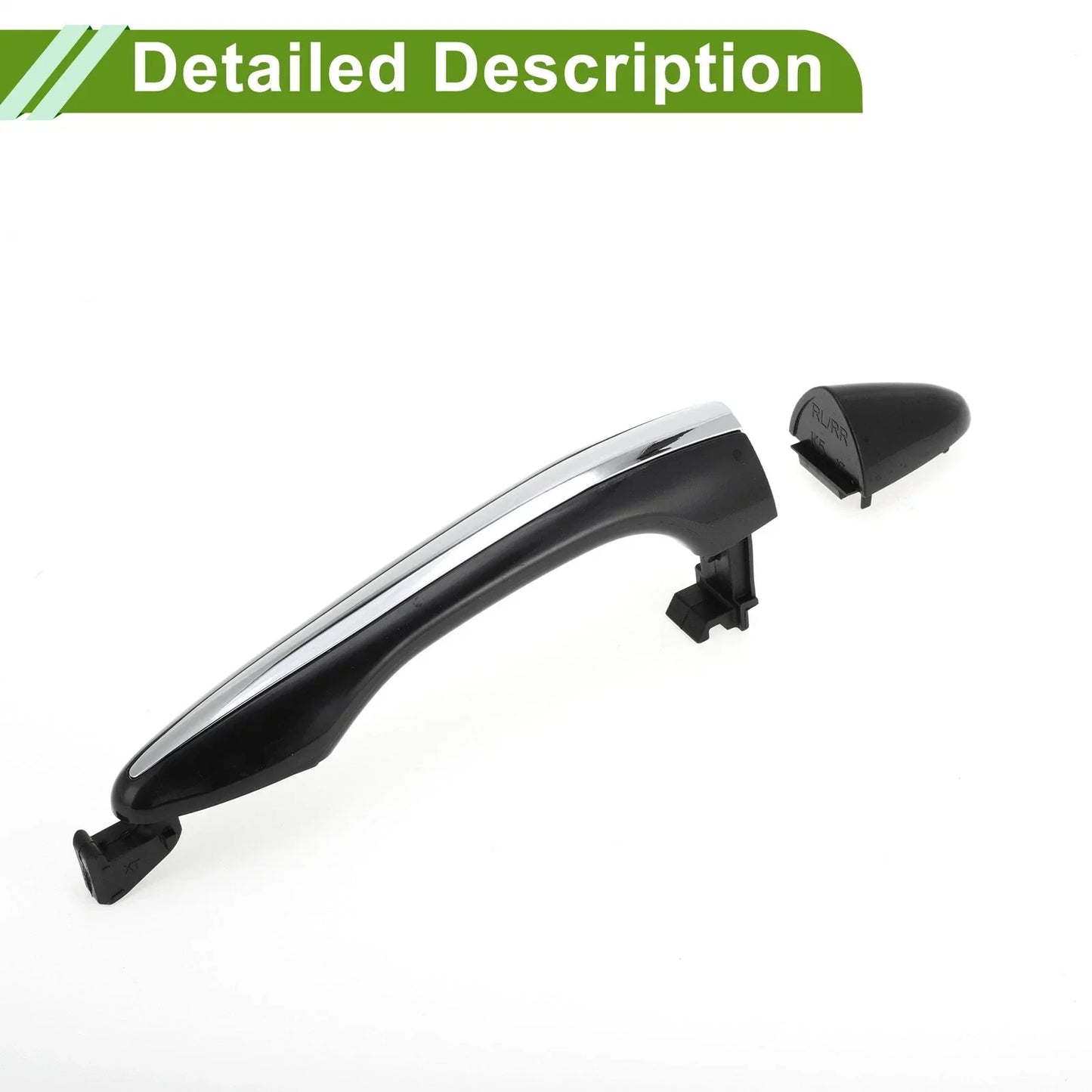 Exterior Door Handle for Hyundai Kia Silver Tone Rear (2011-2016)