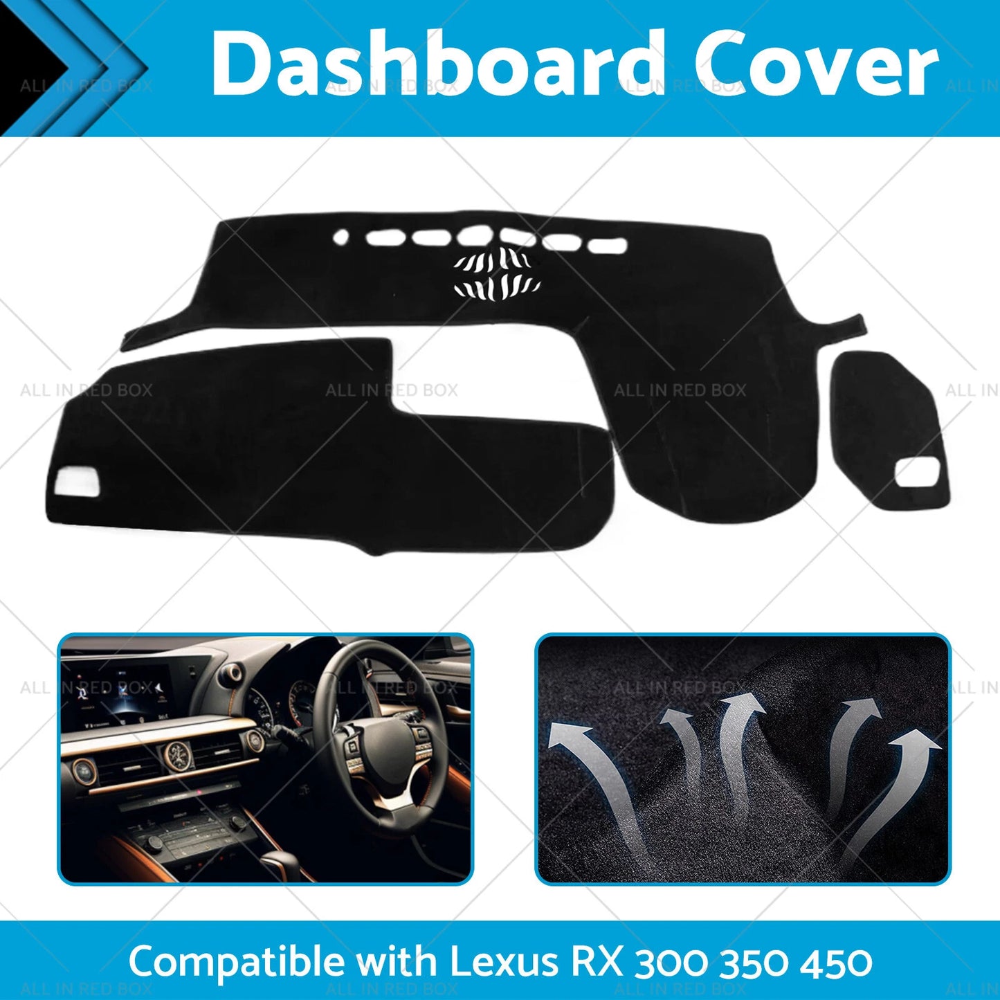 Dash Mat Carpet for Lexus RX 300 350 450 (2016-2019)