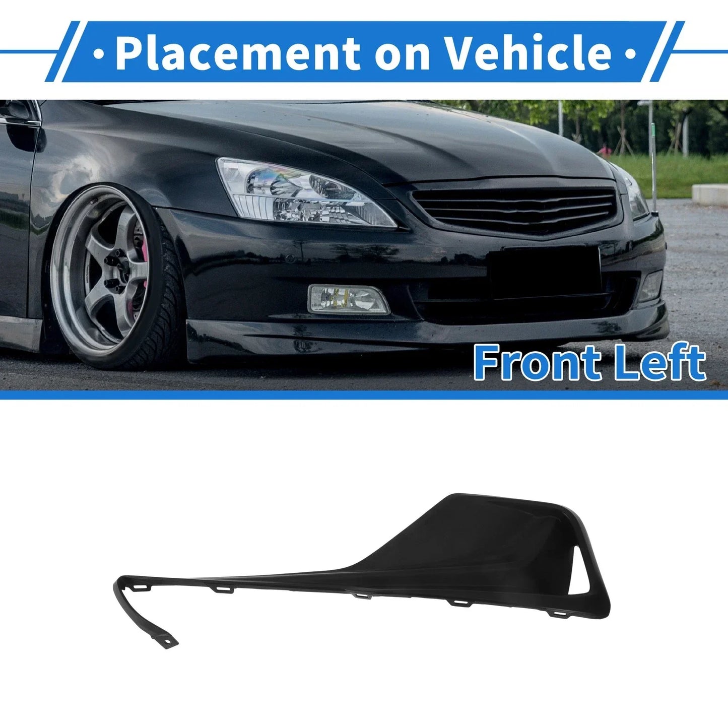 Front Left Fog Light Grill for Honda Accord (2021-2022)