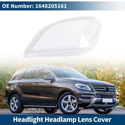 Front Left Headlight Lens Cover for Mercedes-Benz ML350 (2006-2011)