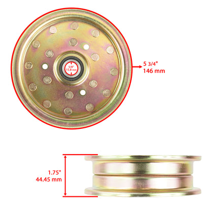 Deck Idler Pulley and Belt Replacement for Husqvarna BX 34D BZ 27D (2005–2015)