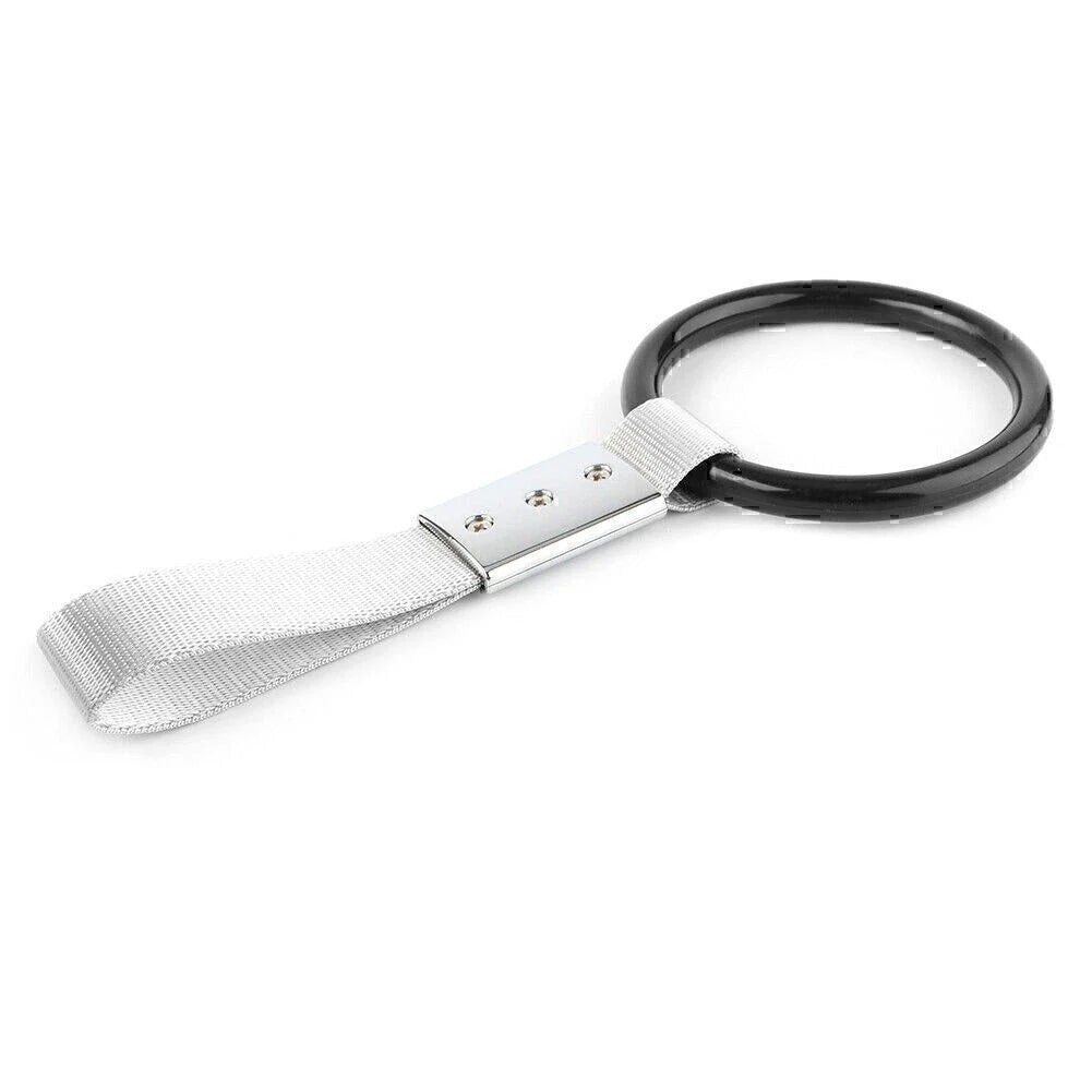 Tsurikawa Ring Handle Strap Charm for Subway Train Bus - Black