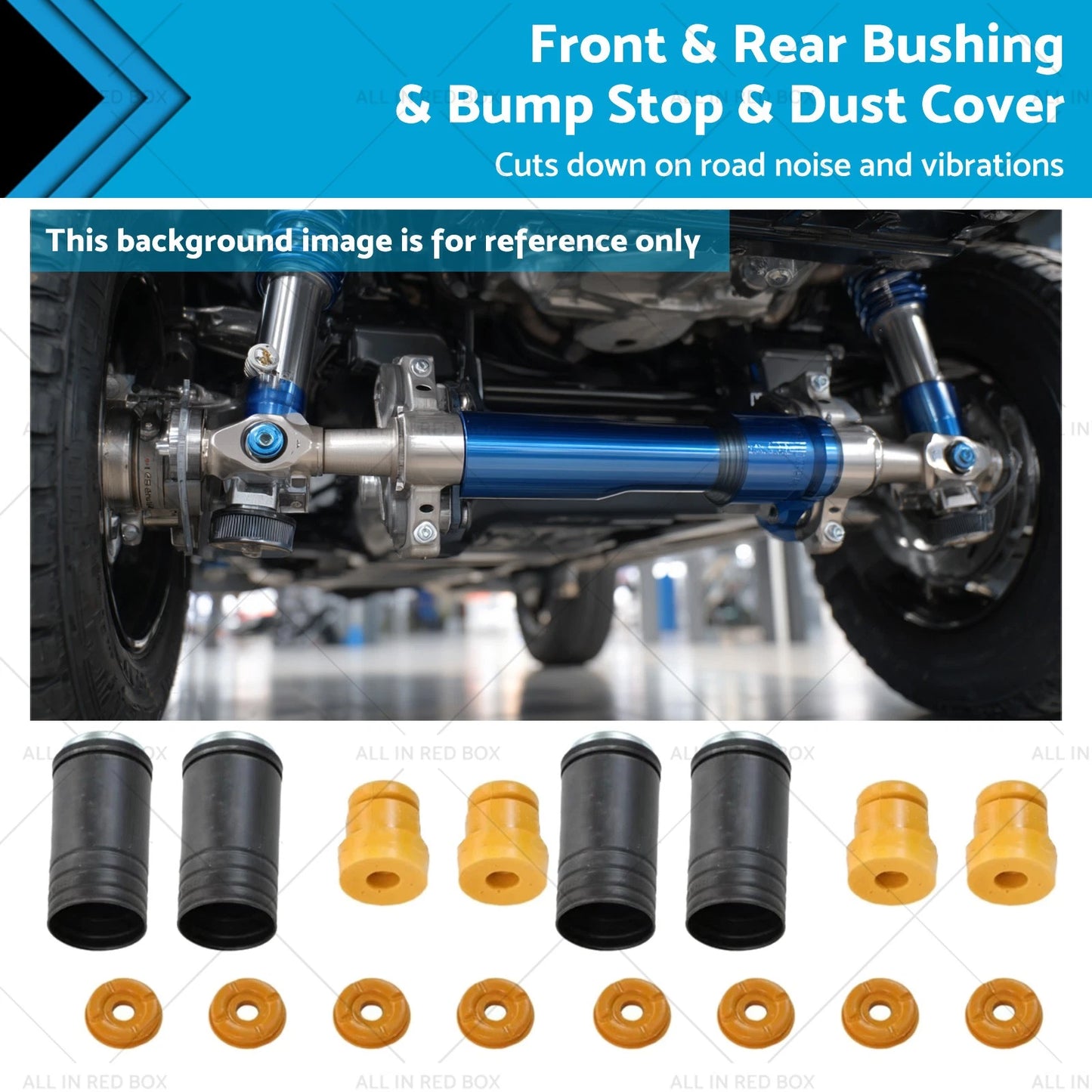 16x Bushing, Bump Stop & Dust Cover for BMW X5 E70, X6 E71 (2007-2013)