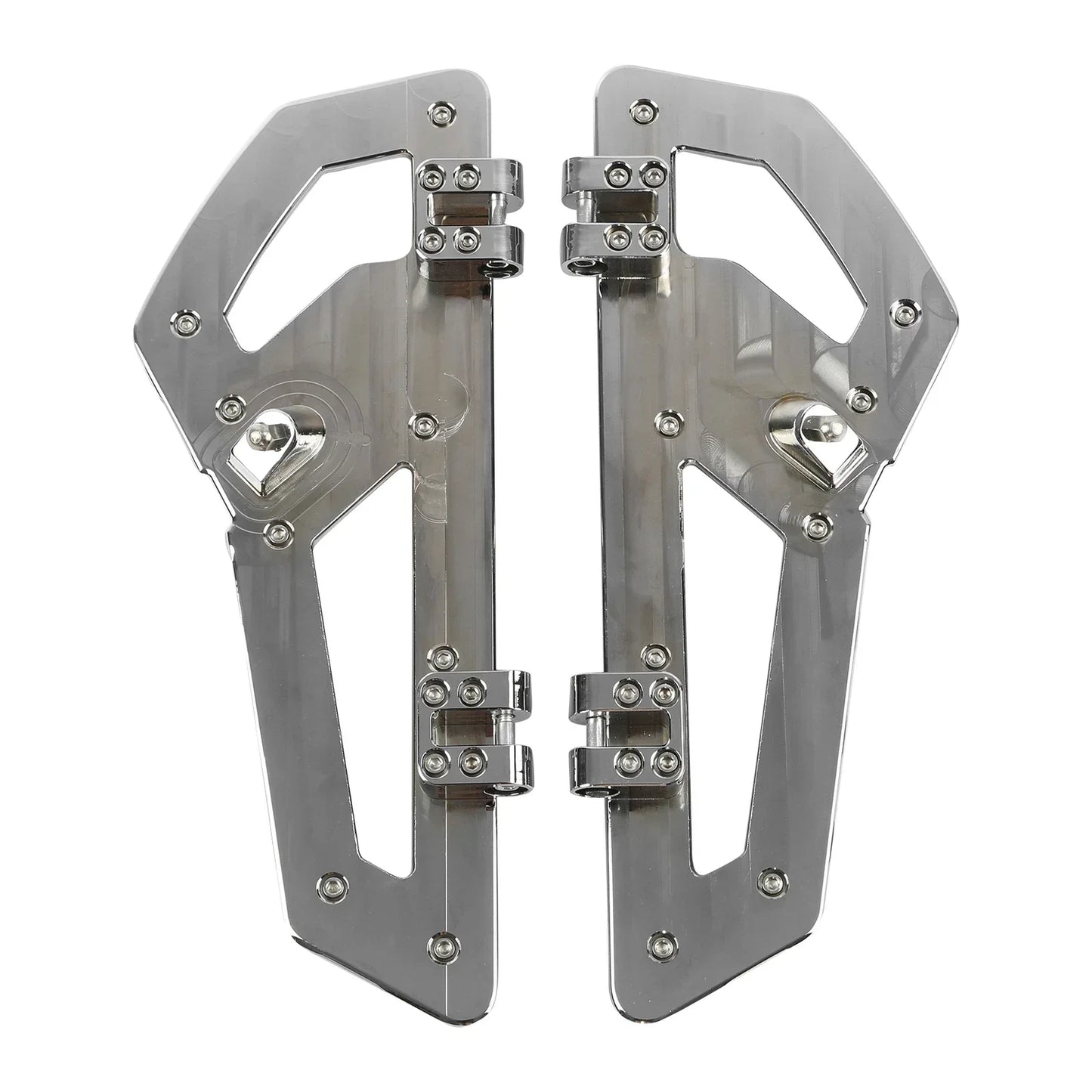 Chrome Driver Floorboards for Harley Street Glide (2014-2024)