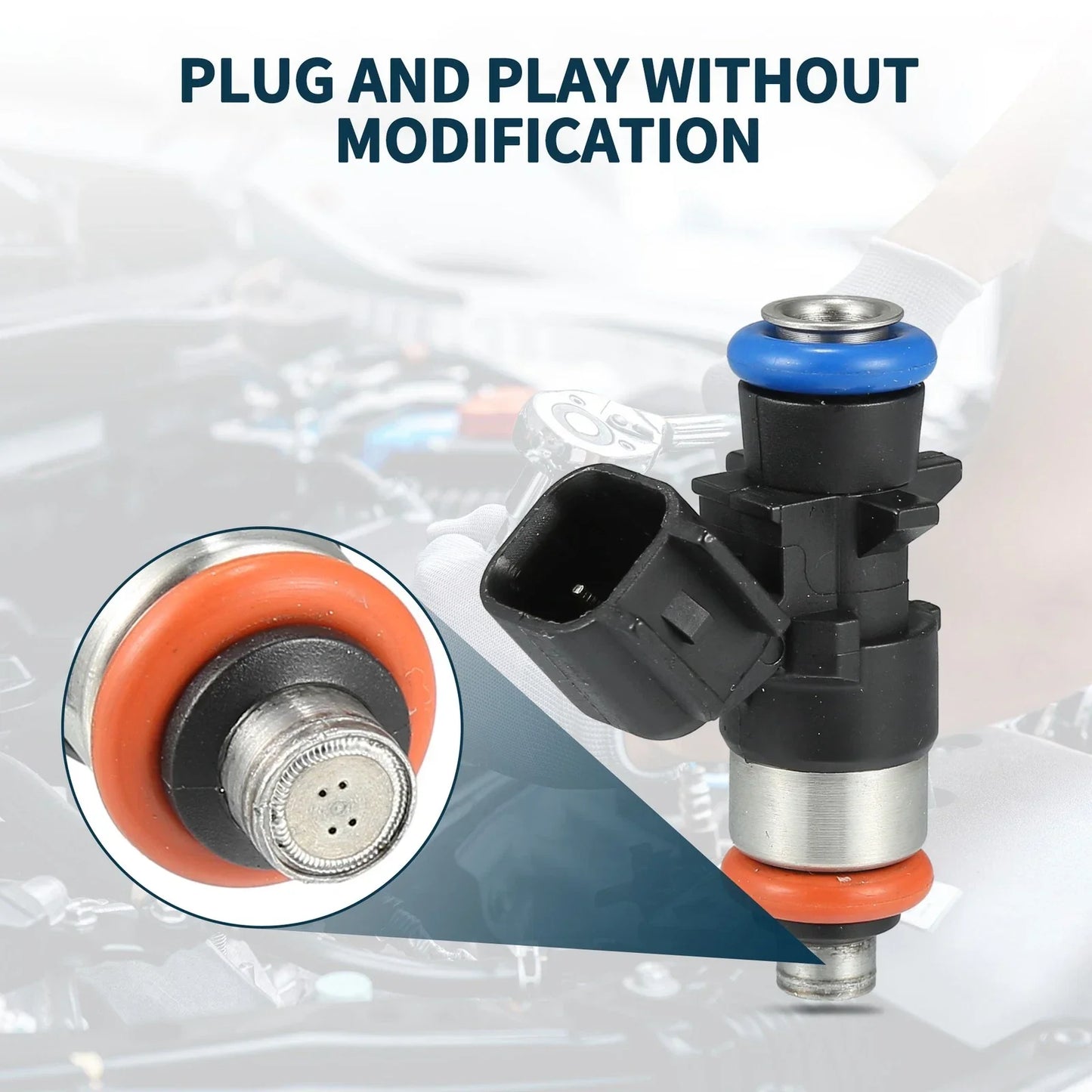 Fuel Injector 3.6L for Dodge Challenger (2012-2019) - 6 x Black Injectors