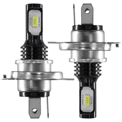 55W H4 Headlight Bulbs Heavy Duty Pair for John Deere 6120B 6120M (R) (2005–2014)